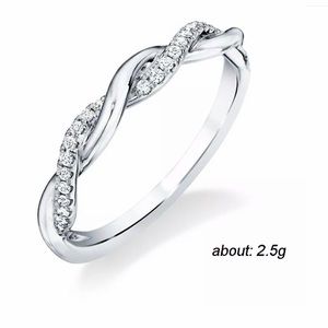 NWT Infinity White Sapphire Ring